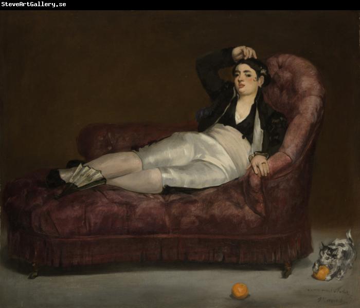 Edouard Manet Young Woman Reclining in Spanish Costume